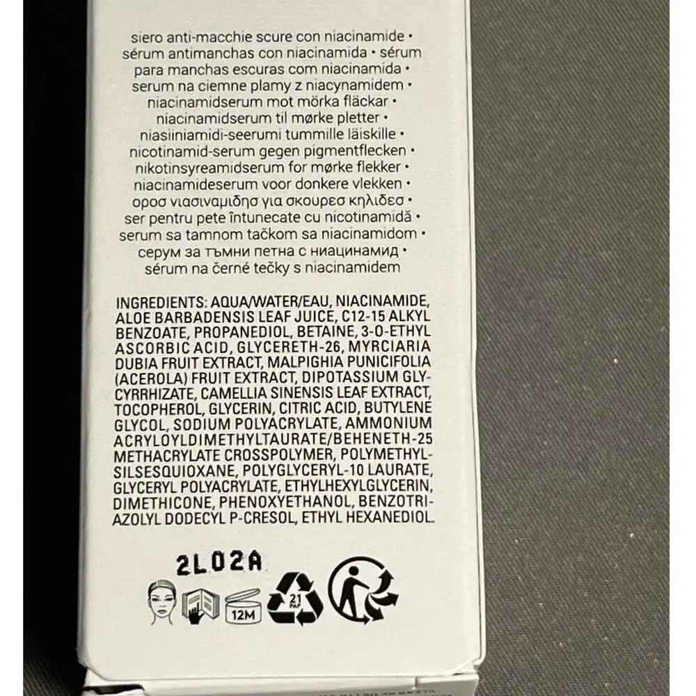 Fenty Skin's Watch Ya Tone Niacinamide‎ Dark Spot Treatment vegan Serum 30ml